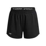 Under Armour Youth Girls Tech Mesh Play Up Shorts - Black