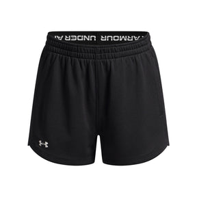 Under Armour Youth Girls Tech Mesh Play Up Shorts - Black