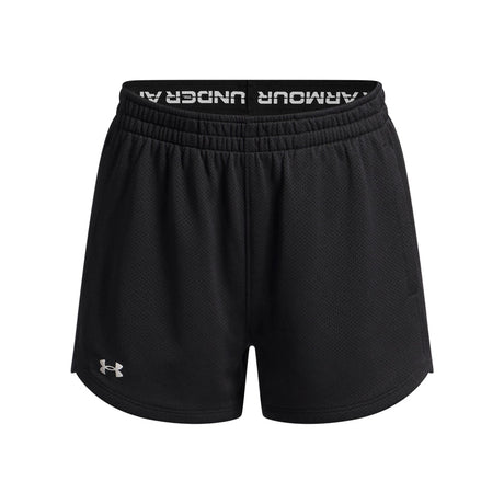 Under Armour Youth Girls Tech Mesh Play Up Shorts - Black