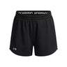 Under Armour Youth Girls Tech Mesh Play Up Shorts - Black