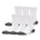 Under Armour Youth Performance Tech 6-Pack Crew Socks - White/Grey