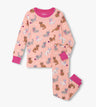 Hatley Kids Girls Little Kitties Cotton PJ Set
