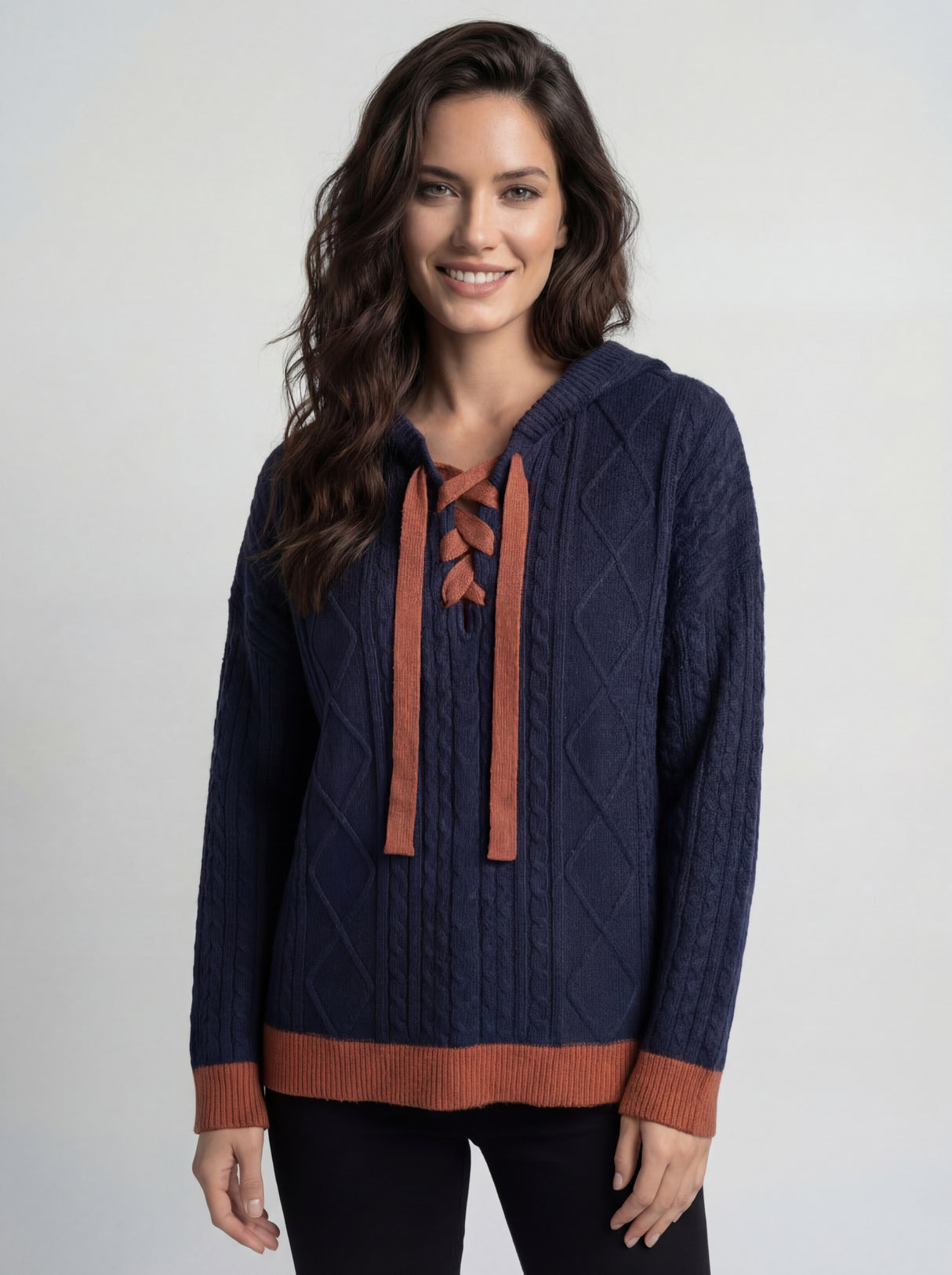 CYC Women's Knit Hooded Sweater