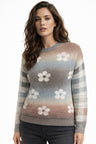 CYC Women's Long Sleeve Flower Sweater