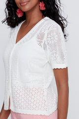 CYC Women's Short Sleeve Cardigan