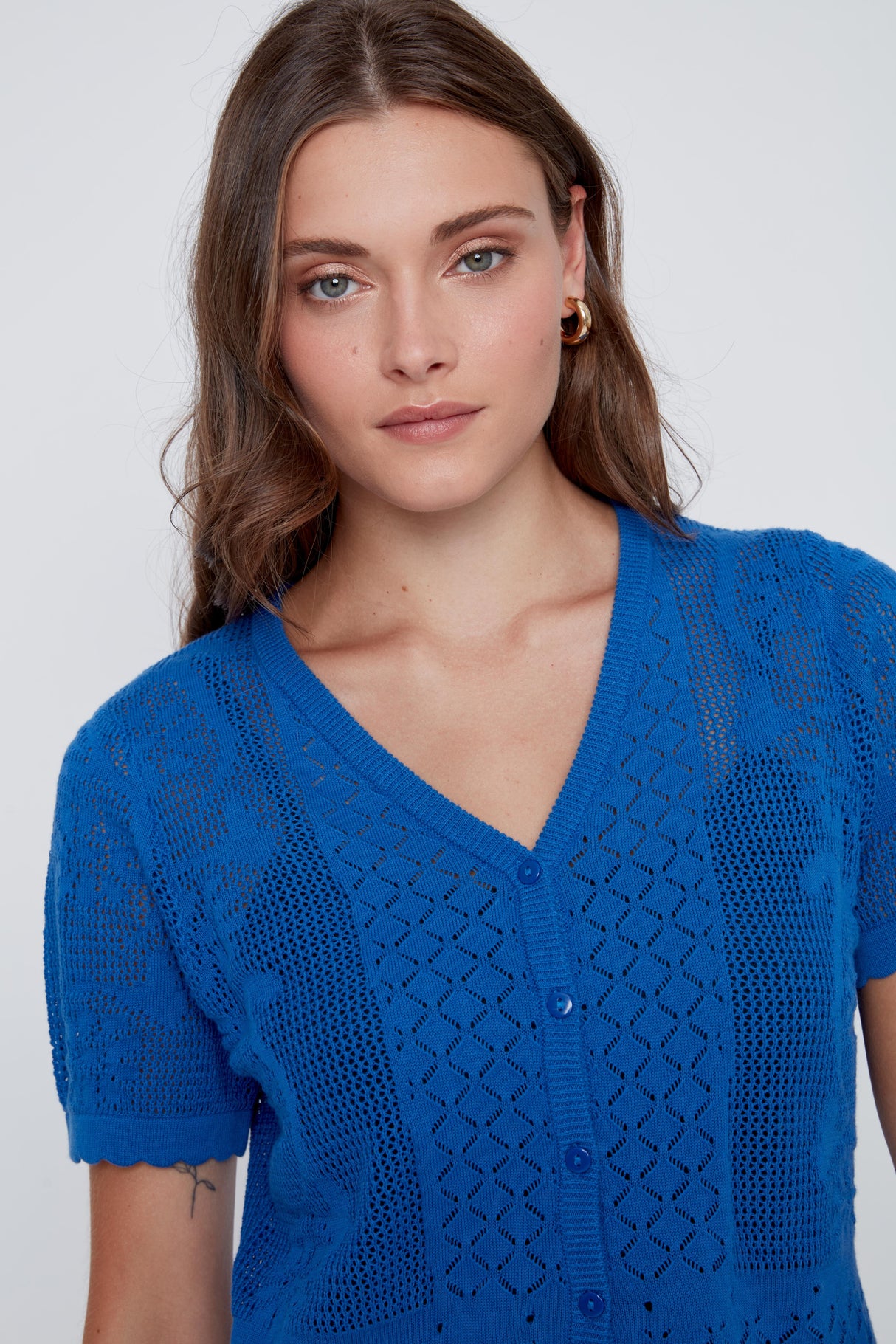 CYC Women's Short Sleeve Cardigan