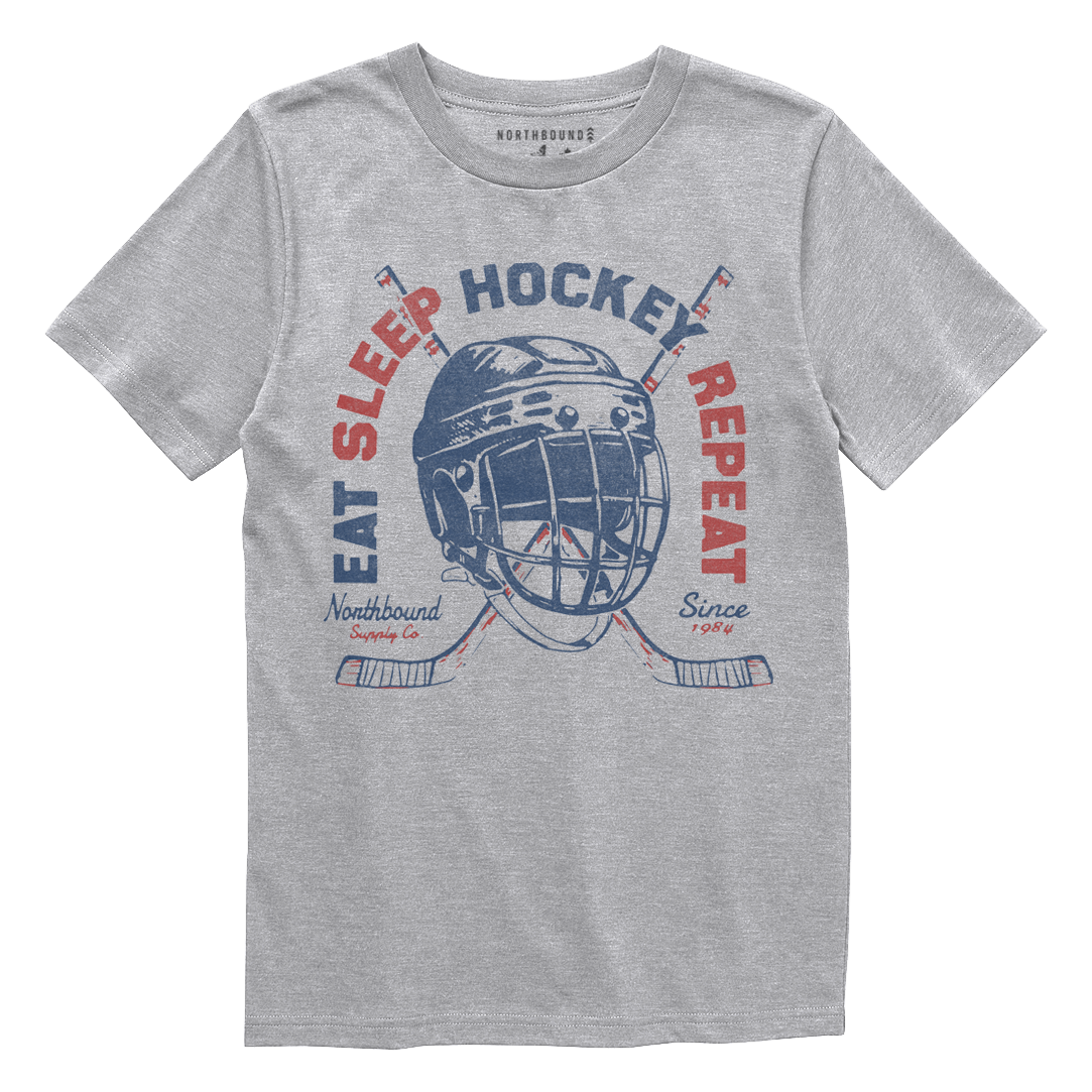 Northbound Youth Boys Eat Sleep Hockey T-Shirt