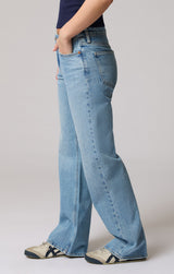 Mavi Women's Taylor Bleached Classic Blue Jeans
