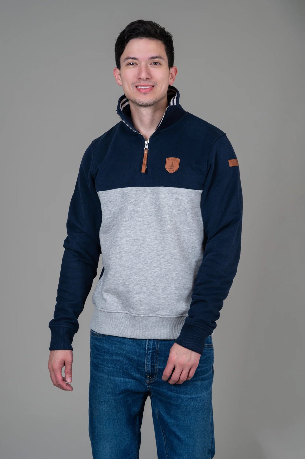 Wanakome Men's Vincent Half Zip Sweater - A&M Clothing & Shoes - Westlock