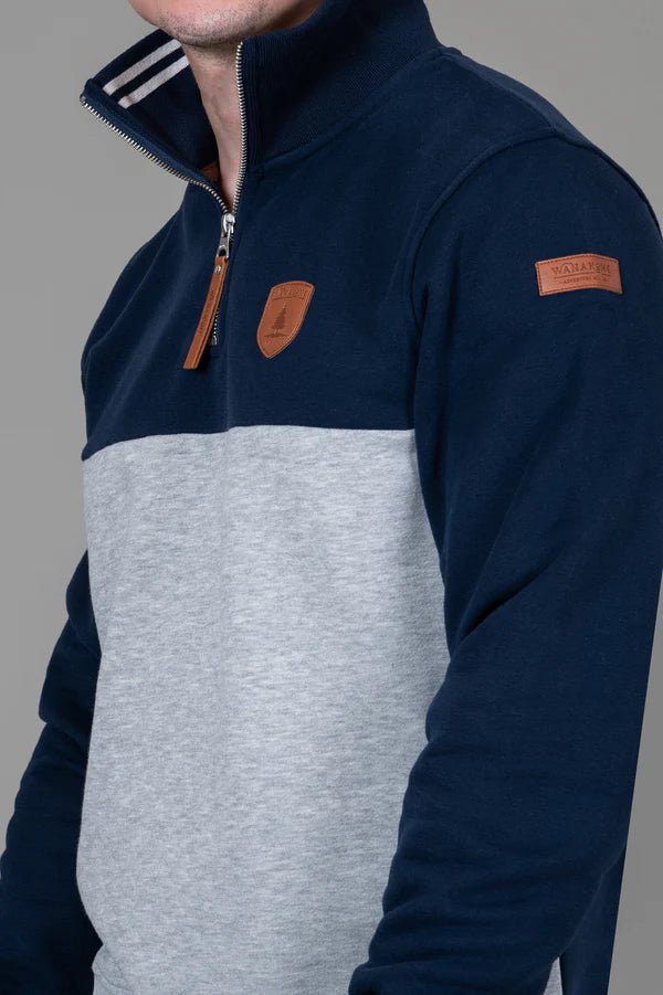 Wanakome Men's Vincent Half Zip Sweater - A&M Clothing & Shoes - Westlock