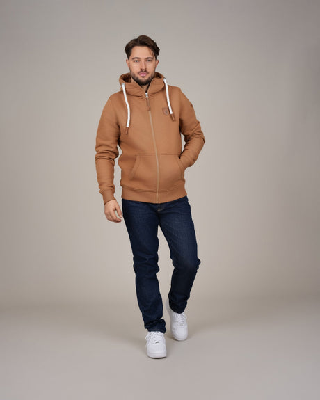 Wanakome Men's Zeus Full Zip Hoodie - Rust