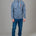 Wanakome Men's Zeus Zip Hoodie - Heather Blue