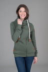 Wanakome Women's Hestia Zip Cowl Neck