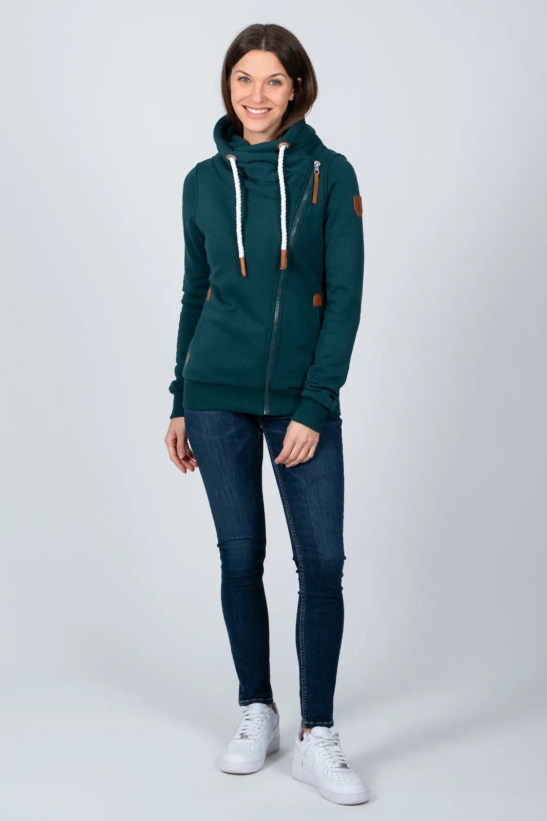 Wanakome Women's Hestia Zip Cowl Neck