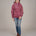 Wanakome Women's Athena Asymmetric Full Zip Hoodie - Burnt Berry