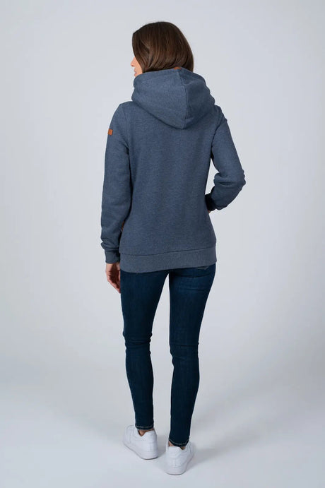 Wanakome Women's Athena Zip Hoodie - Mahogany