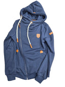 Wanakome Women's Athena Zip Hoodie - Oxford Blue