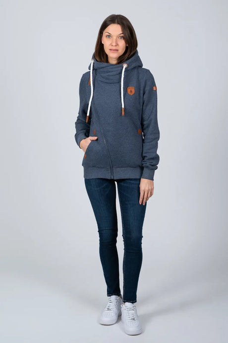 Wanakome Women's Athena Zip Hoodie - Mahogany