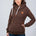 Wanakome Women's Athena Zip Hoodie - Mahogany