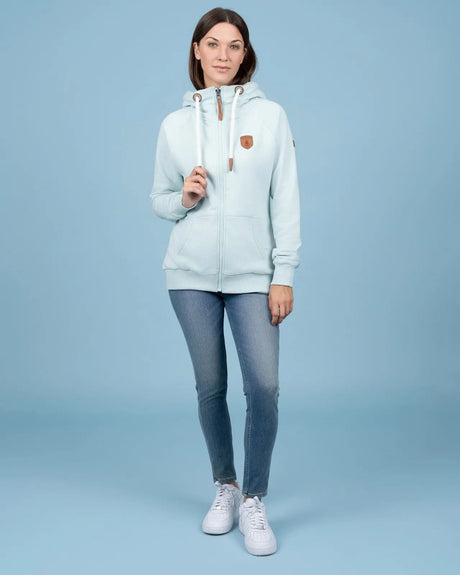 Wanakome Women's Hera Zip Hoodie - Blue Eye