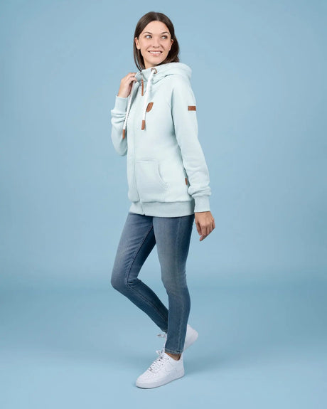 Wanakome Women's Hera Zip Hoodie - Blue Eye