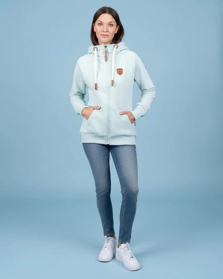 Wanakome Women's Hera Zip Hoodie - Blue Eye