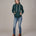Wanakome Women's Hestia Full Zip High Collar Sweatshirt - Pine Ridge