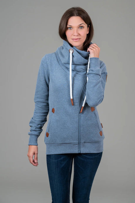 Wanakome Women's Hestia Zip Cowl Neck - A&M Clothing & Shoes - Westlock