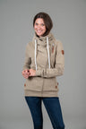 Wanakome Women's Hestia Zip Cowl Neck Sweater - A&M Clothing & Shoes