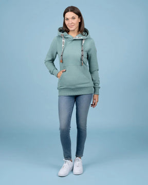 Wanakome Women's Ikatt Pullover Hoodie - Cabin Green