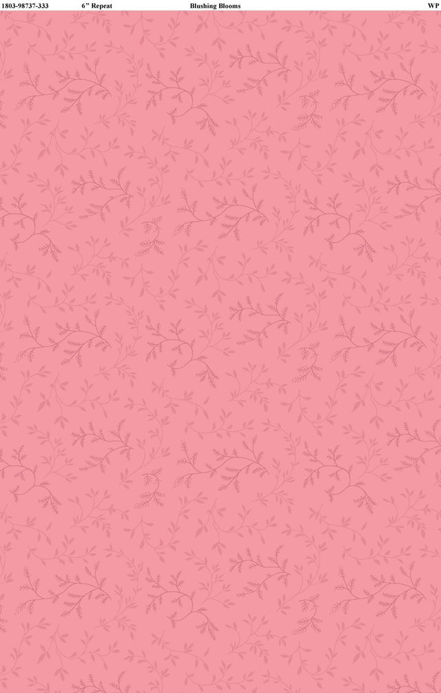 Wilmington Prints 100% Cotton Fabric Blushing Blooms - A&M Clothing & Shoes