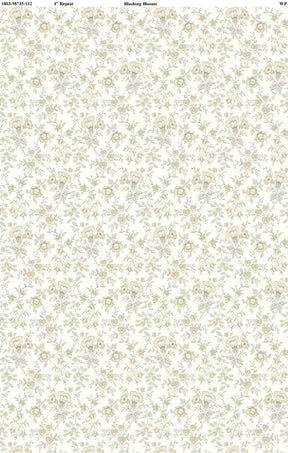Wilmington Prints 100% Cotton Fabric Blushing Blooms -