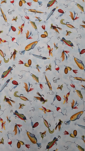 Wilmington Prints 100% Cotton Fabric Down by the Lake -