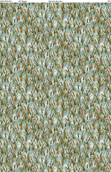 Wilmington Prints 100% Cotton Fabric Down by the Lake - A&M Clothing & Shoes