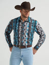 Wrangler Men's Checotah Western Long Sleeve Shirt - A&M Clothing & Shoes - Westlock