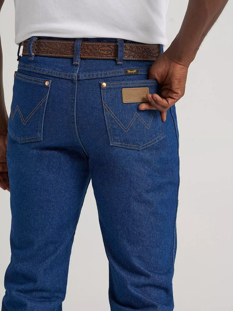 Wrangler Men's Cowboy Cut Slim Fit Jeans - Prewashed Indigo