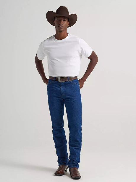Wrangler Men's Cowboy Cut Slim Fit Jeans - Prewashed Indigo