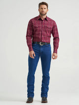 Wrangler Men's Wrinkle Resist Long Sleeve Shirt - A&M Clothing & Shoes - Westlock