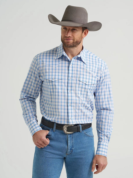 Wrangler Men's Wrinkle Resist Long Sleeve Shirt - A&M Clothing & Shoes - Westlock
