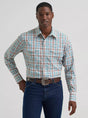 Wrangler Men's Wrinkle Resist Long Sleeve Snap Shirt - A&M Clothing & Shoes